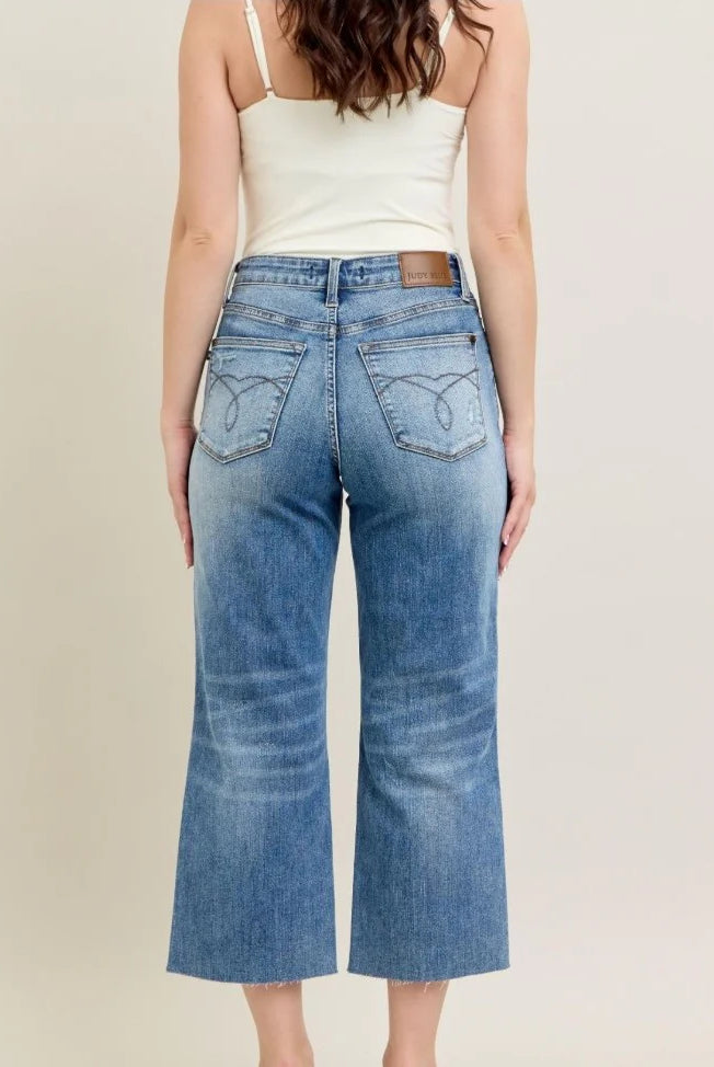 JB HW Wide Crop Jean-Jeans-Podos Boutique, a Women's Fashion Boutique Located in Calera, AL
