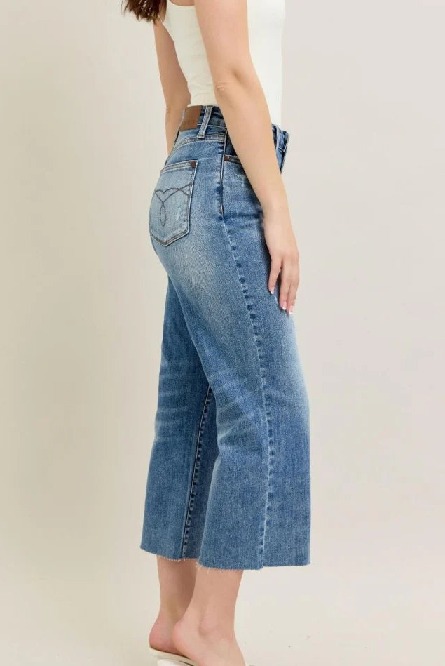 JB HW Wide Crop Jean-Jeans-Podos Boutique, a Women's Fashion Boutique Located in Calera, AL