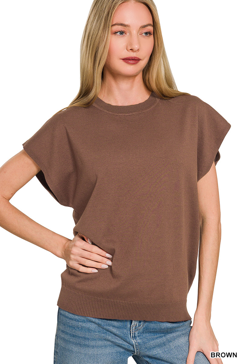 Viscose Round Neck Sweater-Fashion Tops-Podos Boutique, a Women's Fashion Boutique Located in Calera, AL