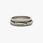 Turquoise Wave Fidget Ring-Jewelry-Podos Boutique, a Women's Fashion Boutique Located in Calera, AL