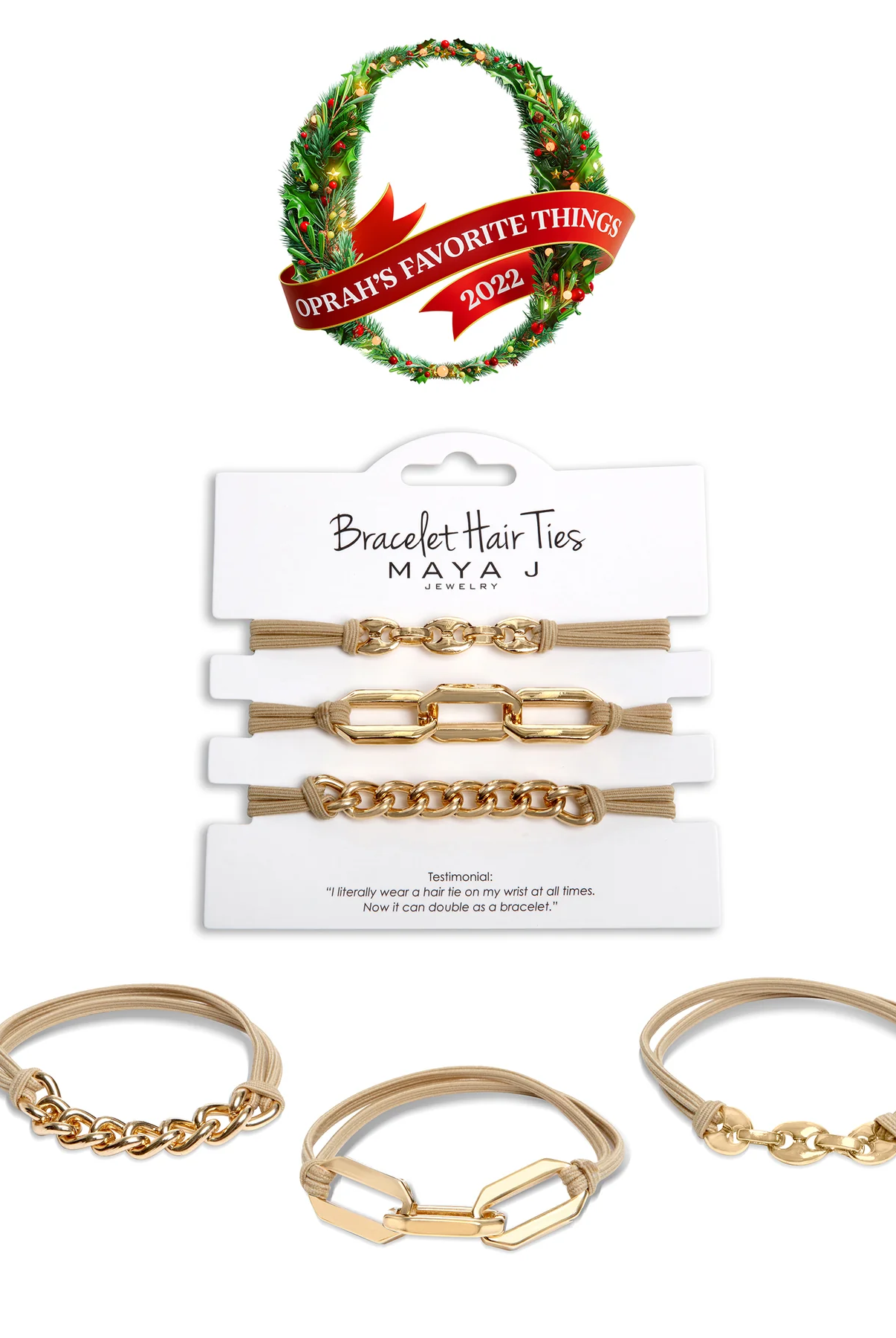 Bracelet Hair Ties-Hair Accessories-Podos Boutique, a Women's Fashion Boutique Located in Calera, AL