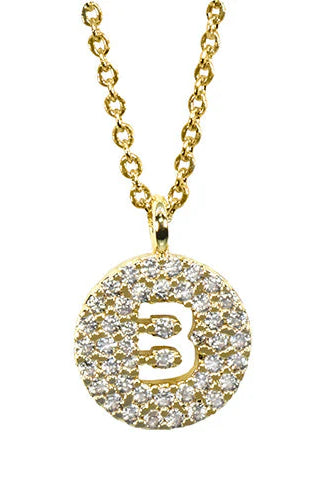 Maya J Love Letter Initial Necklace-Jewelry-Podos Boutique, a Women's Fashion Boutique Located in Calera, AL