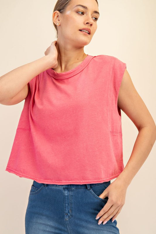 Rae Mode Sleeveless Tank-Tank Tops-Podos Boutique, a Women's Fashion Boutique Located in Calera, AL