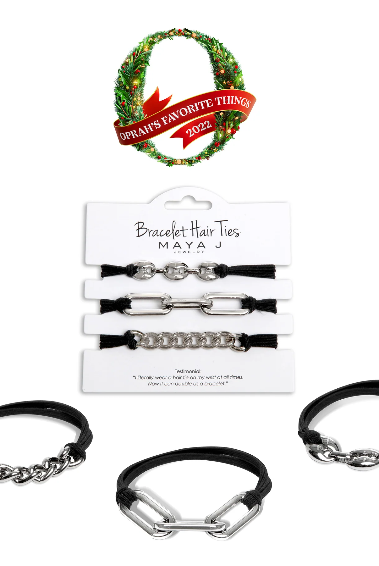 Bracelet Hair Ties-Hair Accessories-Podos Boutique, a Women's Fashion Boutique Located in Calera, AL