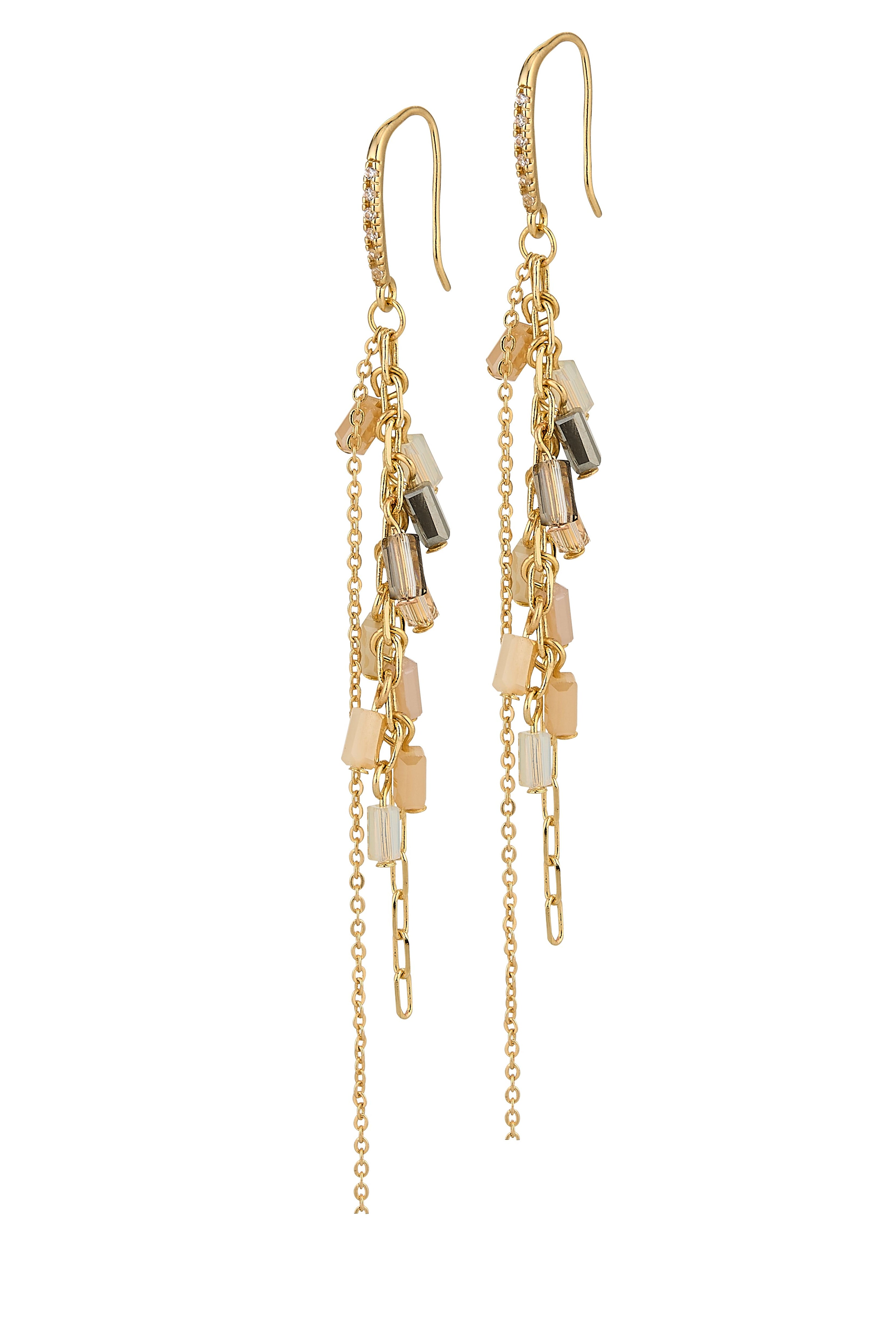AC's Dangle Earring-Earrings-Podos Boutique, a Women's Fashion Boutique Located in Calera, AL