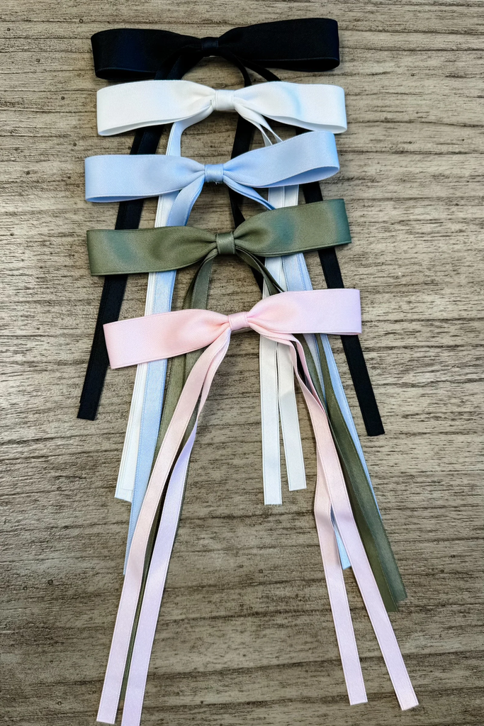 Hair Ribbons Clips-Hair Accessories-Podos Boutique, a Women's Fashion Boutique Located in Calera, AL