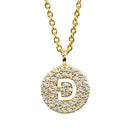 Maya J Love Letter Initial Necklace-Jewelry-Podos Boutique, a Women's Fashion Boutique Located in Calera, AL