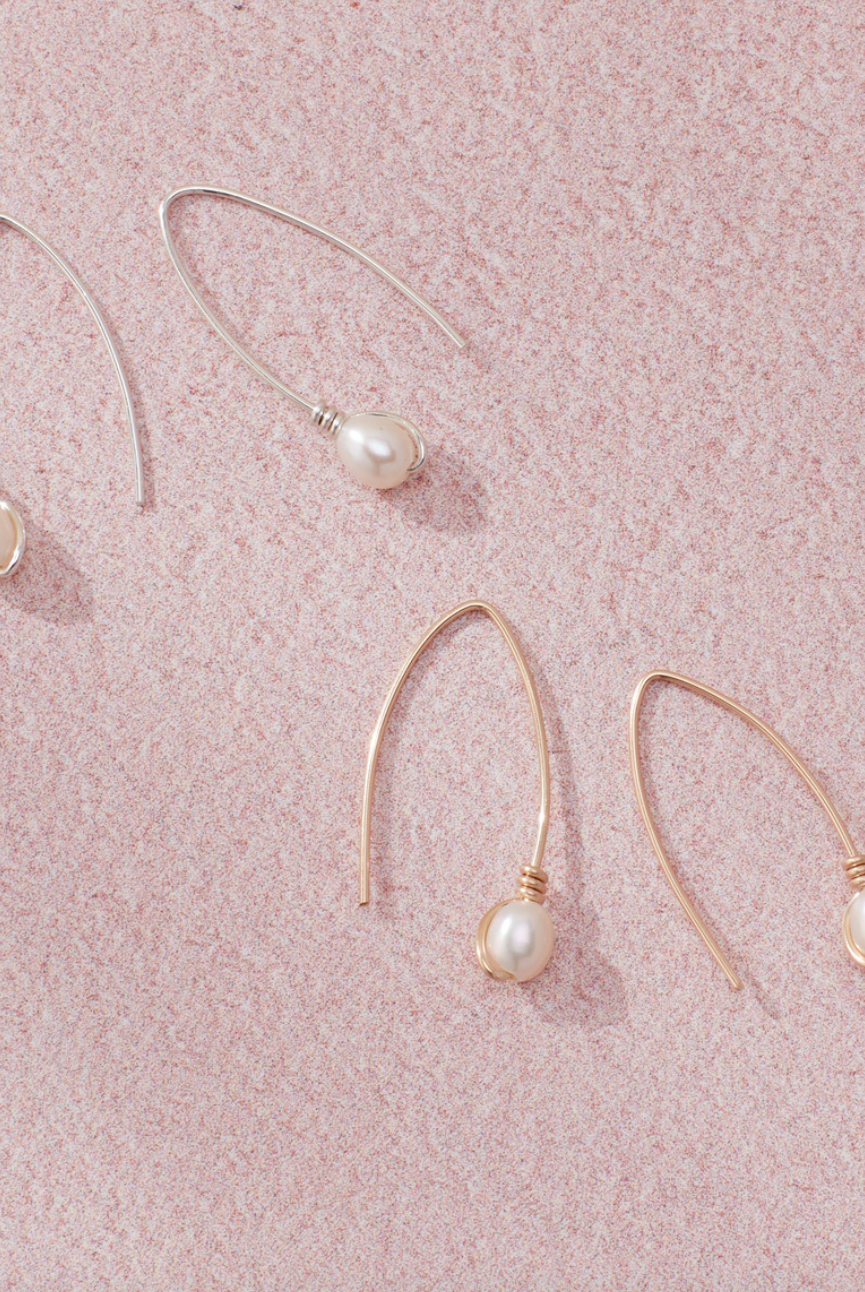 Simplicity Earrings-Earrings-Podos Boutique, a Women's Fashion Boutique Located in Calera, AL