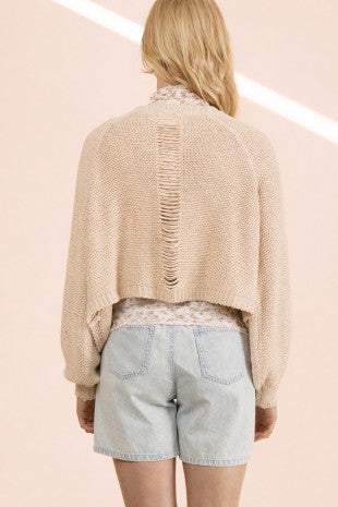 Natural Knit Open Sweater-Cardigans & Kimonos-Podos Boutique, a Women's Fashion Boutique Located in Calera, AL