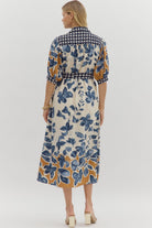 Nothing But Gratitude Dress-Midi Dresses-Podos Boutique, a Women's Fashion Boutique Located in Calera, AL