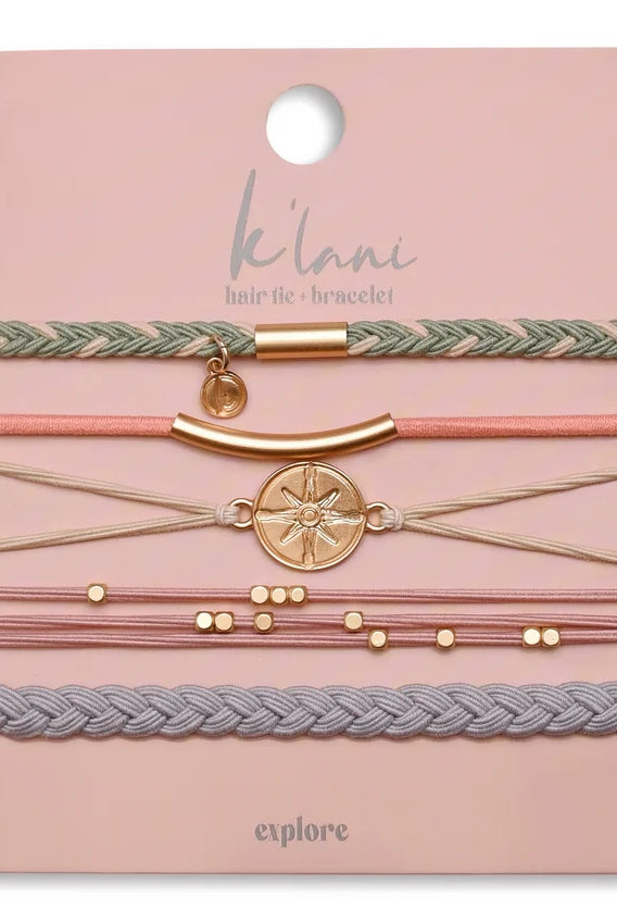 K'Lani Hair Tie Bracelets-Podos Boutique, a Women's Fashion Boutique Located in Calera, AL