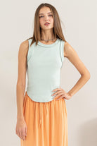 Remi Ribbed Tank-Tank Tops-Podos Boutique, a Women's Fashion Boutique Located in Calera, AL