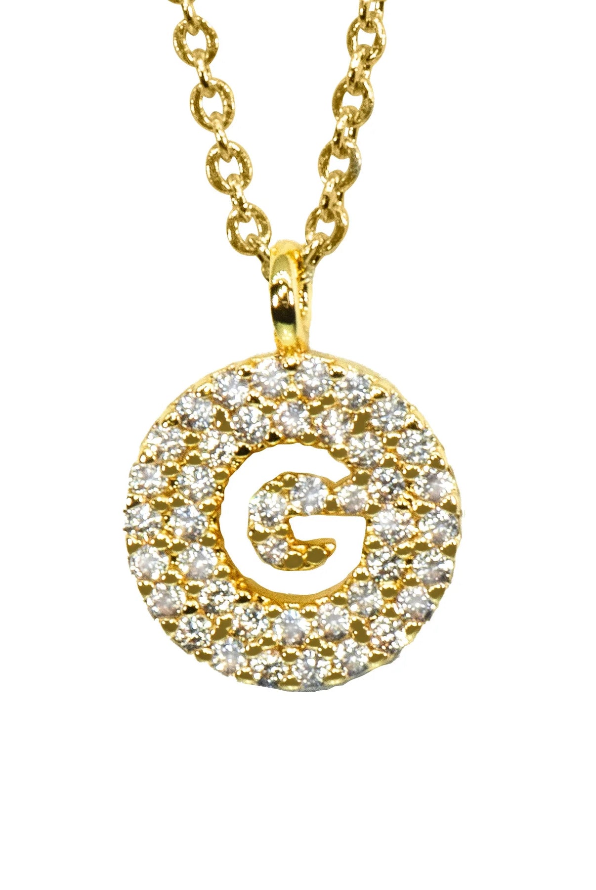 Maya J Love Letter Initial Necklace-Jewelry-Podos Boutique, a Women's Fashion Boutique Located in Calera, AL