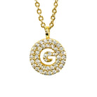 Maya J Love Letter Initial Necklace-Jewelry-Podos Boutique, a Women's Fashion Boutique Located in Calera, AL