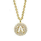 Maya J Love Letter Initial Necklace-Jewelry-Podos Boutique, a Women's Fashion Boutique Located in Calera, AL