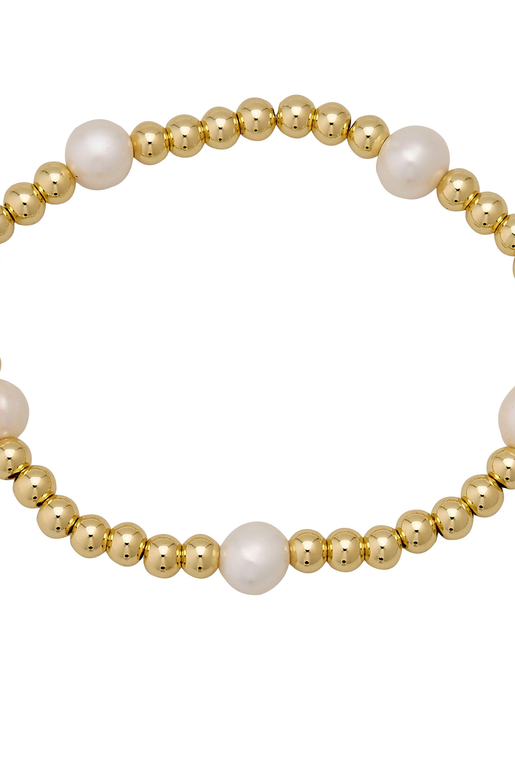 AC's 6MM Gold/Pearl-Bracelets-Podos Boutique, a Women's Fashion Boutique Located in Calera, AL