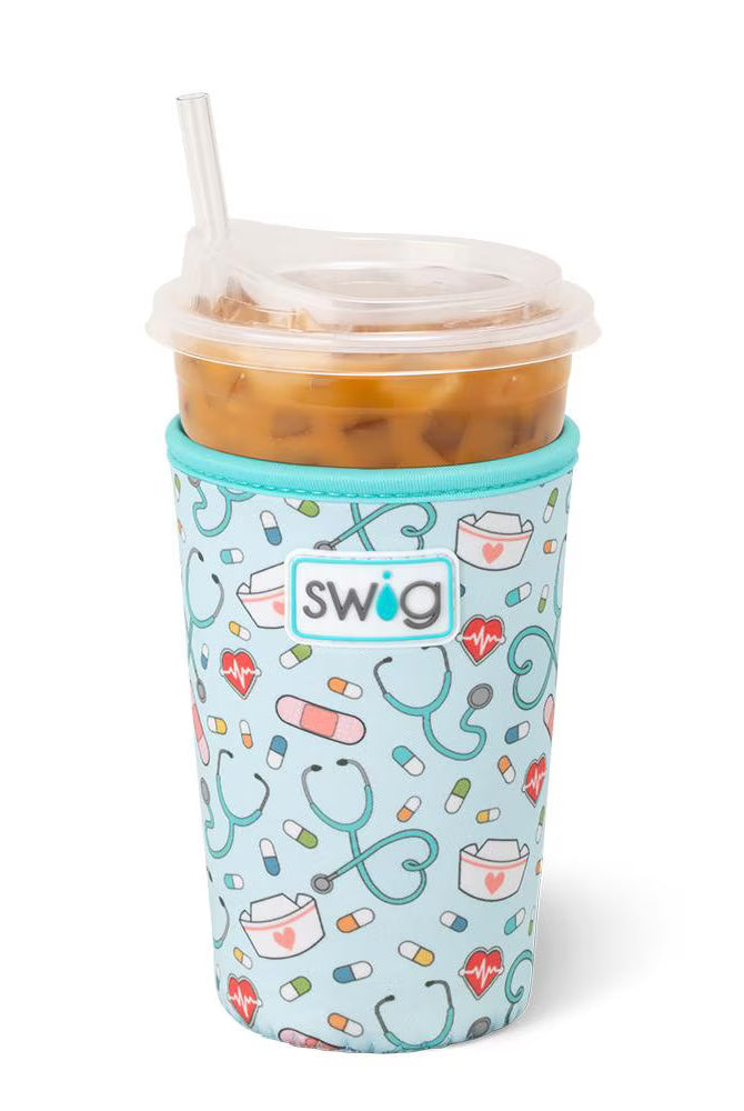 Swig Iced Coolie Medium 22-28oz-Drinkware-Podos Boutique, a Women's Fashion Boutique Located in Calera, AL