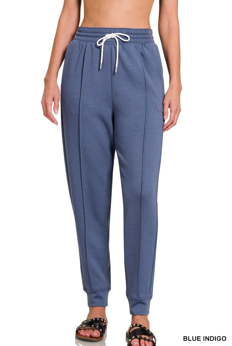 Scuba Sweatpants with Pockets-sweatpants-Podos Boutique, a Women's Fashion Boutique Located in Calera, AL
