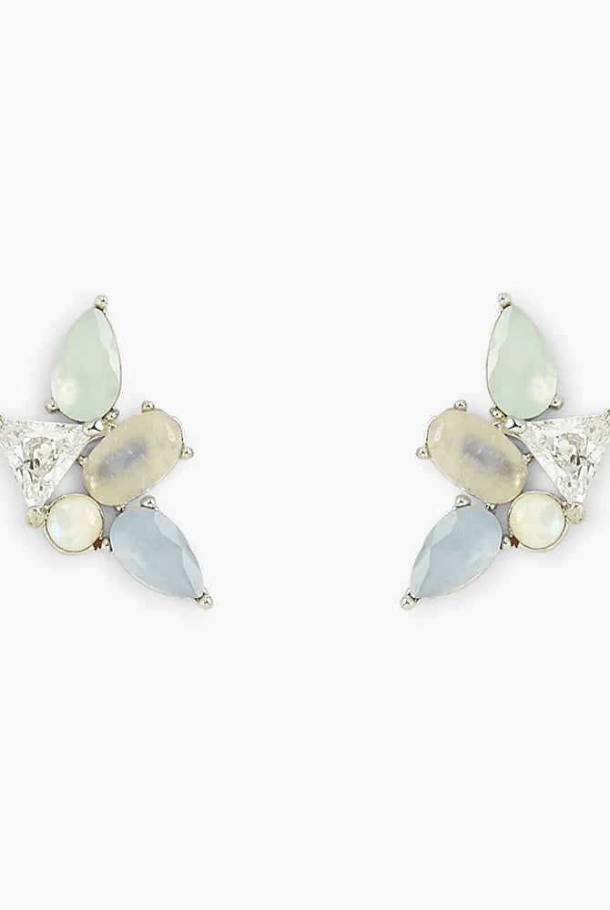 PV Skylar Gem Stud Earrings-Earrings-Podos Boutique, a Women's Fashion Boutique Located in Calera, AL
