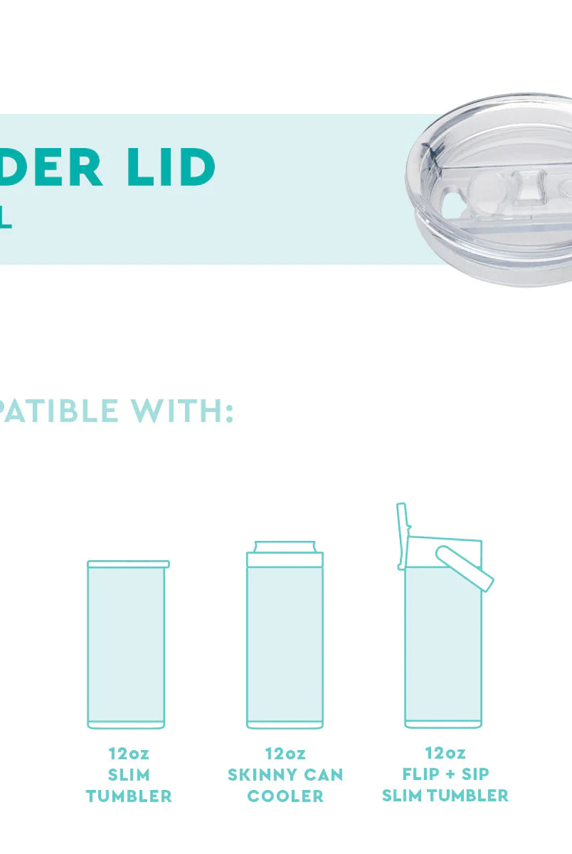 Swig - Clear Slider Lids-Drinkware-Podos Boutique, a Women's Fashion Boutique Located in Calera, AL