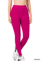 High Rise Ankle Leggings-Leggings-Podos Boutique, a Women's Fashion Boutique Located in Calera, AL
