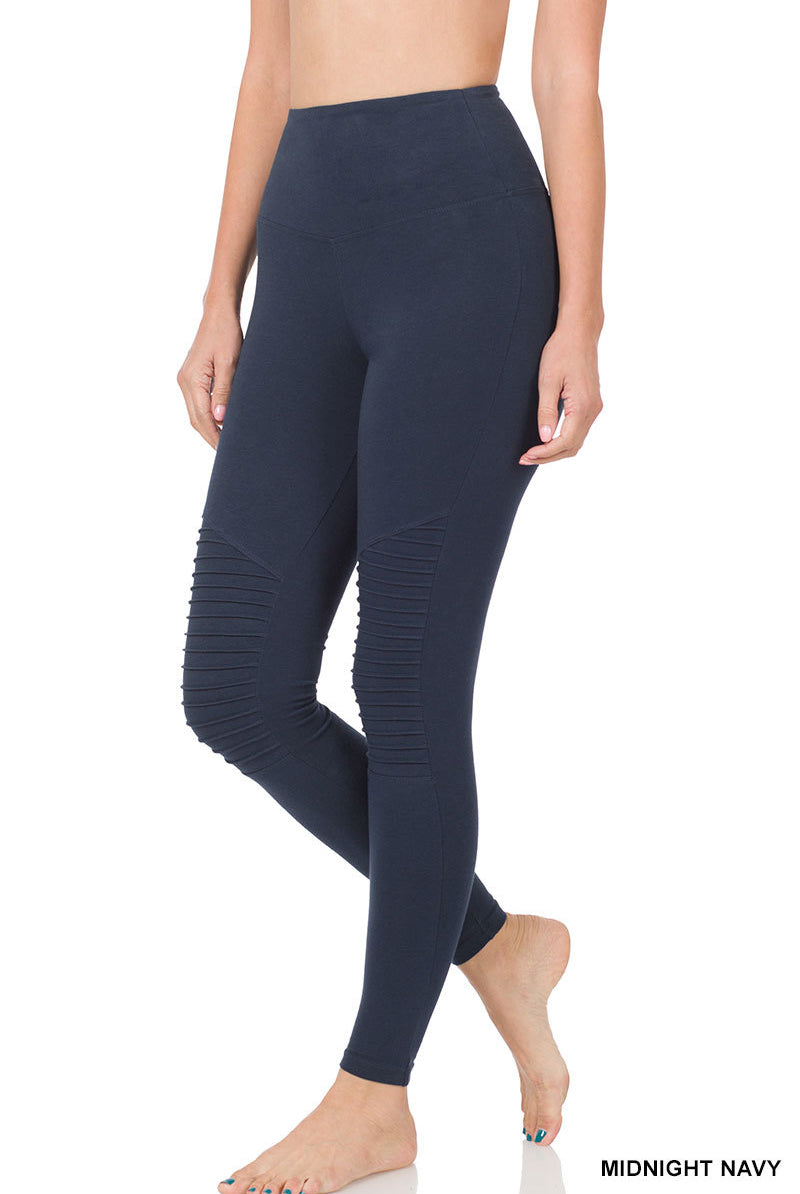 Moto Leggings-Leggings-Podos Boutique, a Women's Fashion Boutique Located in Calera, AL
