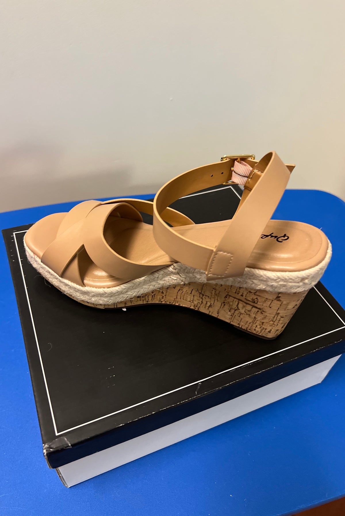 Dupree-2 Wedge Sandals-Wedges-Podos Boutique, a Women's Fashion Boutique Located in Calera, AL