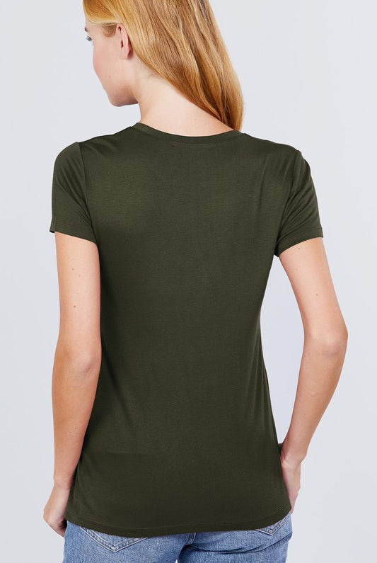 Debbie Tee-Short Sleeves-Podos Boutique, a Women's Fashion Boutique Located in Calera, AL
