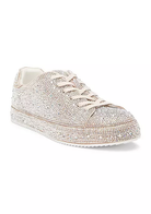 Bennett Rhinestone Sneakers-Sneakers-Podos Boutique, a Women's Fashion Boutique Located in Calera, AL