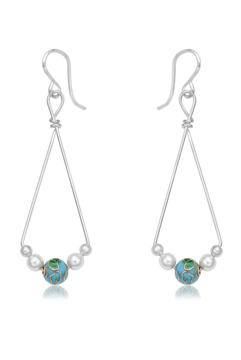 My Whole World ER-Earrings-Podos Boutique, a Women's Fashion Boutique Located in Calera, AL