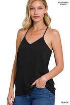 Adjustable V-Neck Cami-Tank Tops-Podos Boutique, a Women's Fashion Boutique Located in Calera, AL