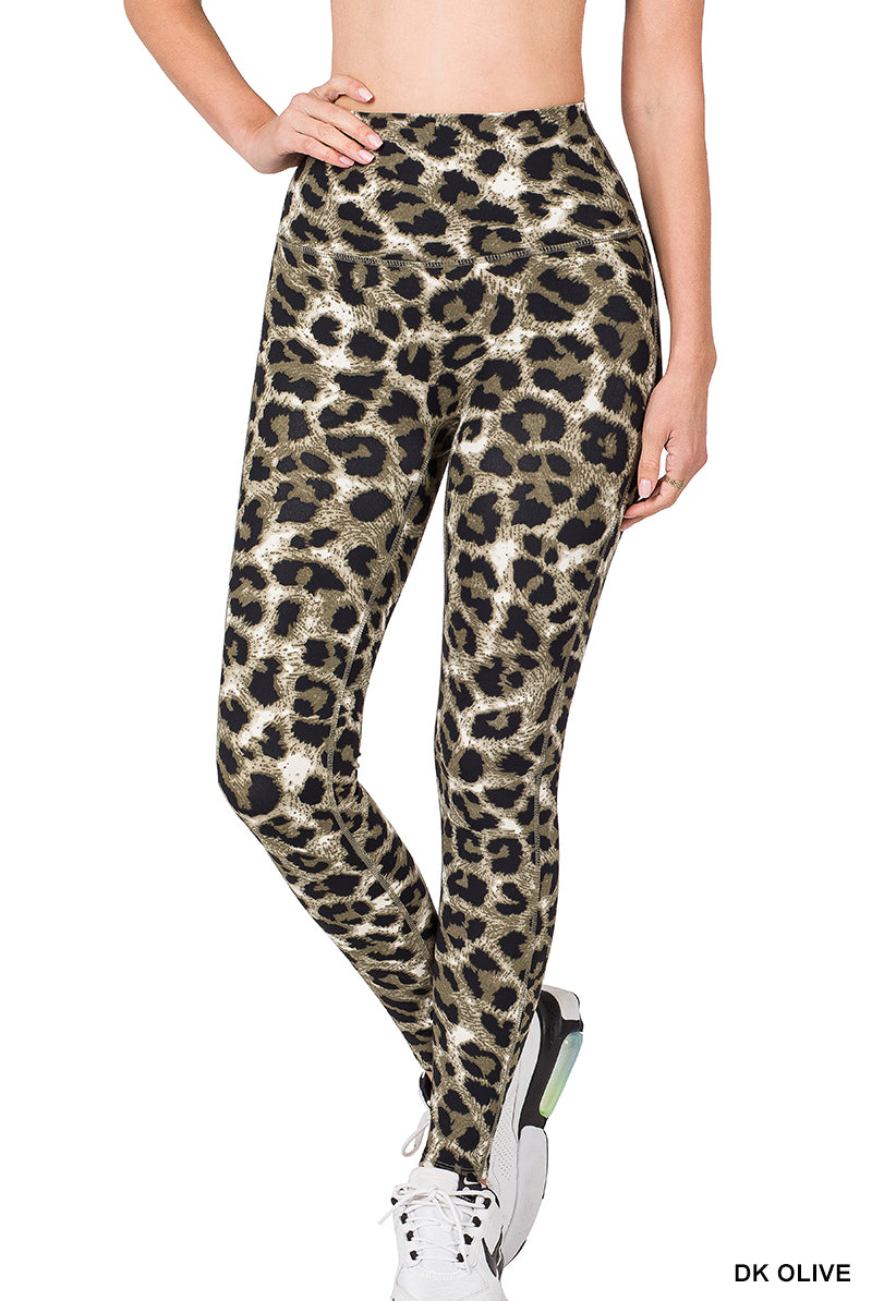 HR Leopard Leggings-Leggings-Podos Boutique, a Women's Fashion Boutique Located in Calera, AL