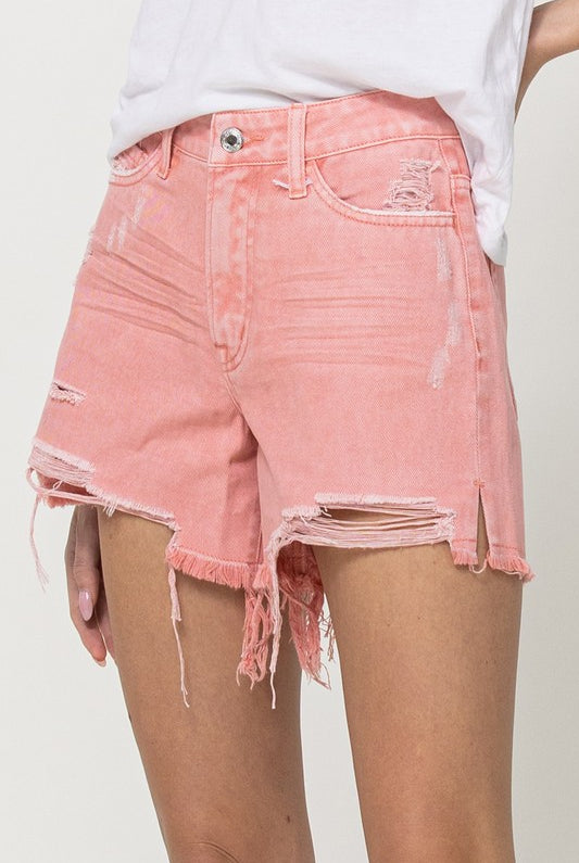 Vintage Frayed Hem Shorts-Shorts-Podos Boutique, a Women's Fashion Boutique Located in Calera, AL