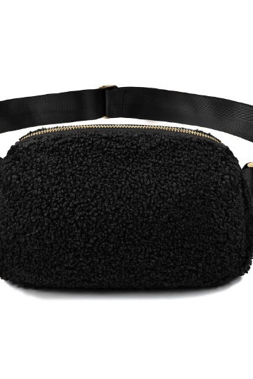 Sherpa Bum Bag-Bags-Podos Boutique, a Women's Fashion Boutique Located in Calera, AL