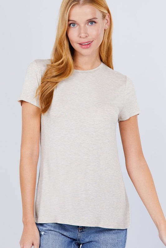 Debbie Tee-Short Sleeves-Podos Boutique, a Women's Fashion Boutique Located in Calera, AL