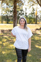 Boat Neck Sequin Top-Short Dresses-Podos Boutique, a Women's Fashion Boutique Located in Calera, AL