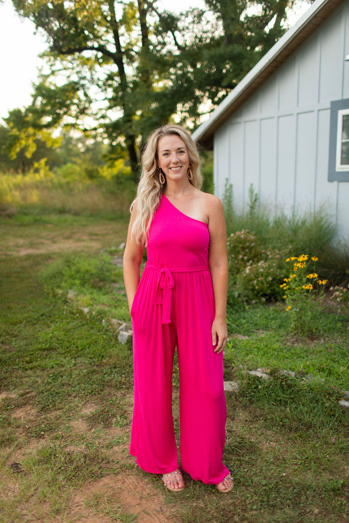 Sleeveless Knit Jumpsuit-Rompers & Jumpsuits-Podos Boutique, a Women's Fashion Boutique Located in Calera, AL