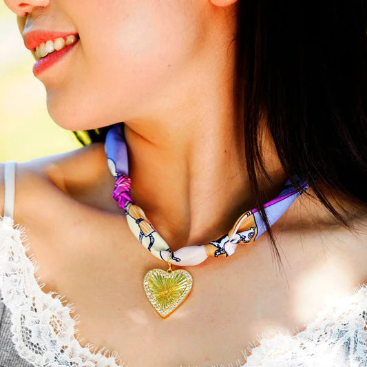 Scarf Necklace-Jewelry-Podos Boutique, a Women's Fashion Boutique Located in Calera, AL