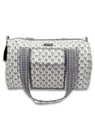 Black Bow Duffle-Bags-Podos Boutique, a Women's Fashion Boutique Located in Calera, AL