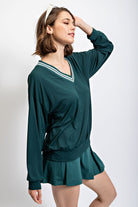 Rae Mode Quick Dry Sweatshirt-Pullover-Podos Boutique, a Women's Fashion Boutique Located in Calera, AL