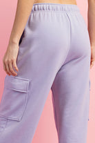 French Terry Straight Cargo Sweatpants-sweatpants-Podos Boutique, a Women's Fashion Boutique Located in Calera, AL