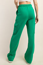French Terry Straight Cargo Sweatpants-sweatpants-Podos Boutique, a Women's Fashion Boutique Located in Calera, AL
