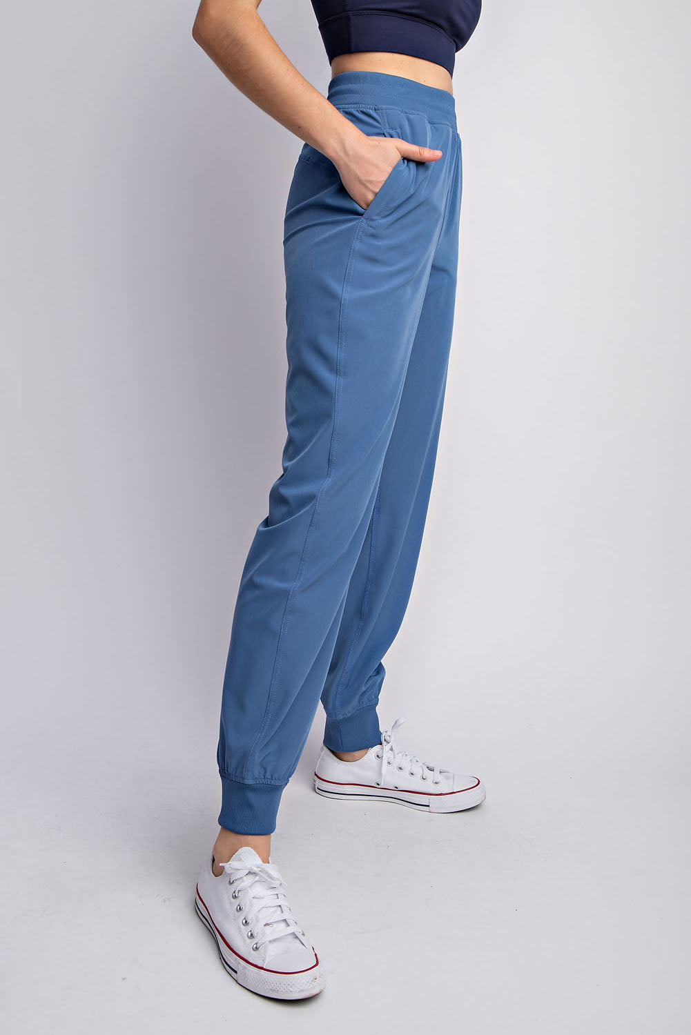 Oxford Dance Studio Mid Rise Jogger Pants-Joggers-Podos Boutique, a Women's Fashion Boutique Located in Calera, AL