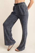 Waffle Straight Sweatpants-sweatpants-Podos Boutique, a Women's Fashion Boutique Located in Calera, AL