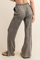 Waffle Straight Sweatpants-sweatpants-Podos Boutique, a Women's Fashion Boutique Located in Calera, AL