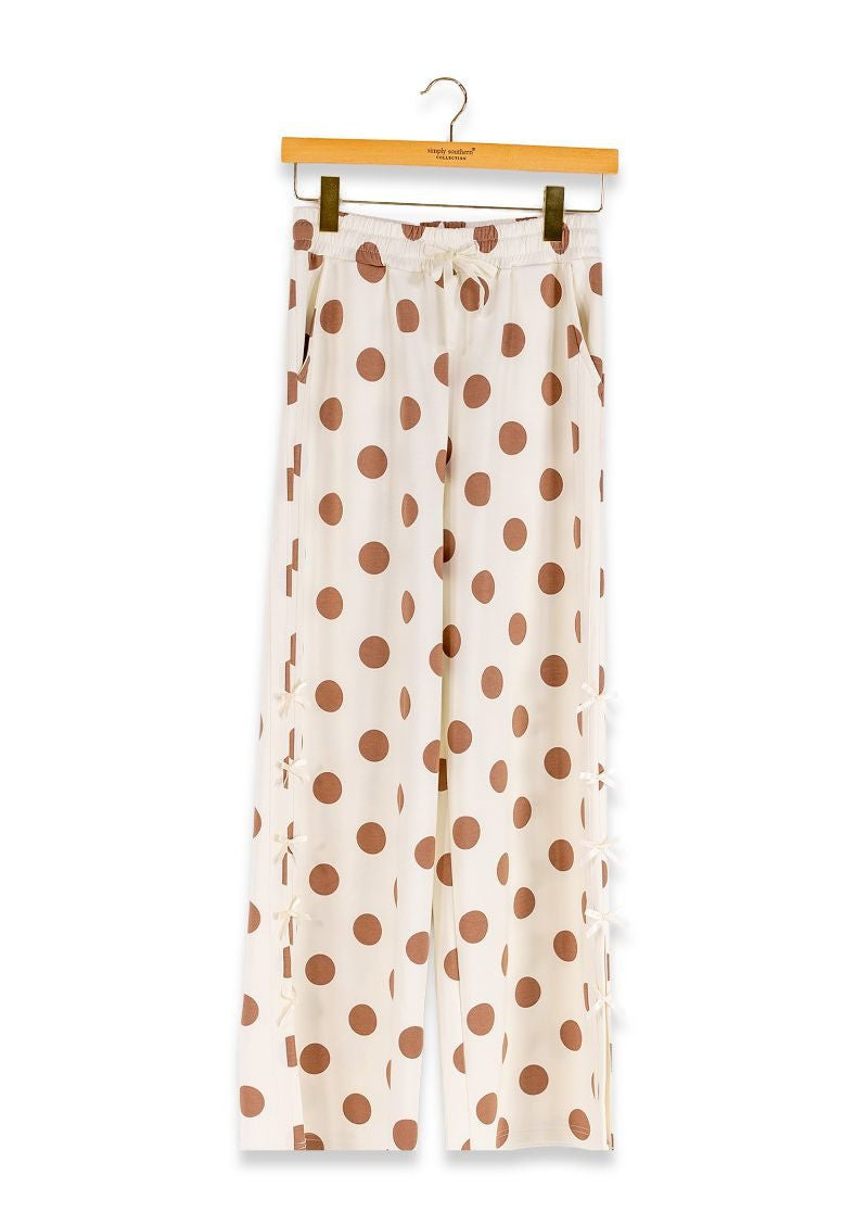 The Tie Lounge Pants-Pants-Podos Boutique, a Women's Fashion Boutique Located in Calera, AL