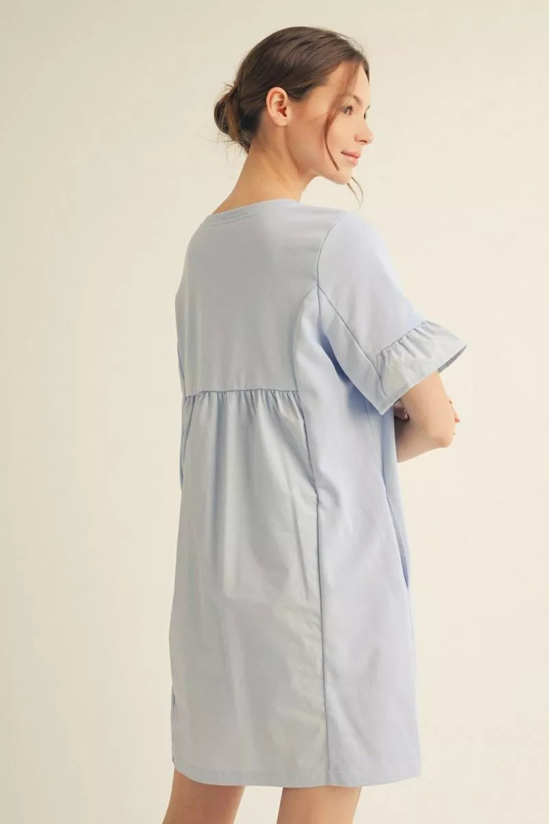 Ocean Breeze Dress 2-Short Dresses-Podos Boutique, a Women's Fashion Boutique Located in Calera, AL