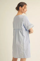 Ocean Breeze Dress 2-Short Dresses-Podos Boutique, a Women's Fashion Boutique Located in Calera, AL