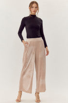 Simple Elegance Velvet Pants-Pants-Podos Boutique, a Women's Fashion Boutique Located in Calera, AL