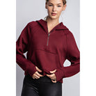 Rae Mode Cropped Hoodie Jacket-Podos Boutique, a Women's Fashion Boutique Located in Calera, AL